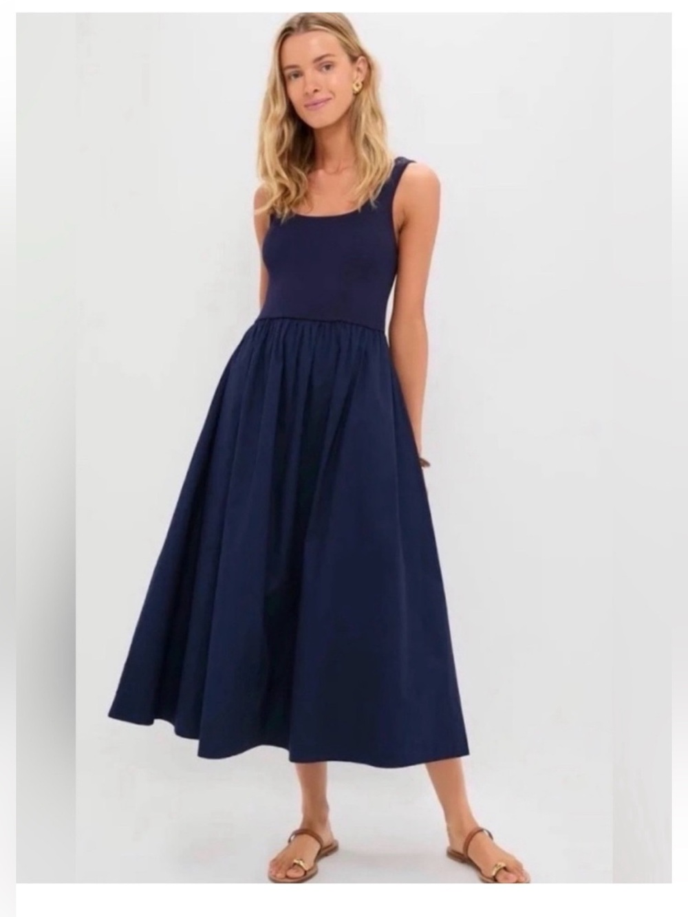 NWT Tuckernuck Navy Sleeveless Maxi Dress